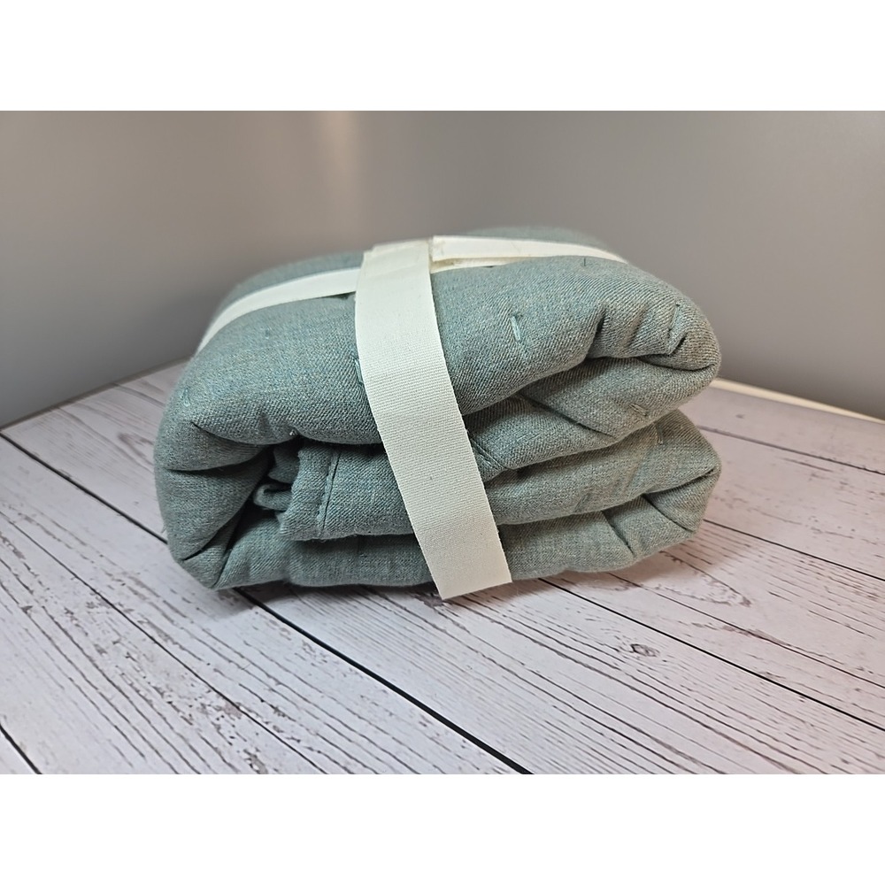 Casaluna Euro Sham Cotton Cashmere Blend Pillow Case 26" x 26" - Green *New* - Picture 2 of 6